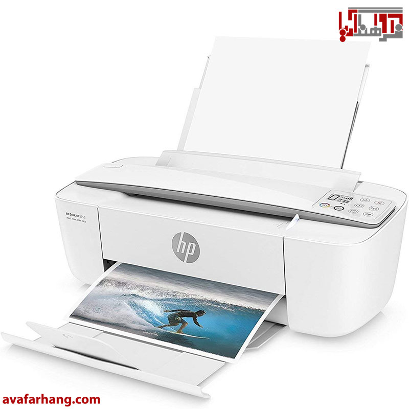 HP DeskJet 3755 Compact All-in-One Printer پرینتر اچ پی
